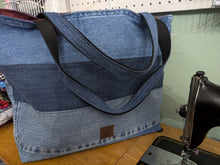 Load image into Gallery viewer, Denim Tote Bag Sewing Class