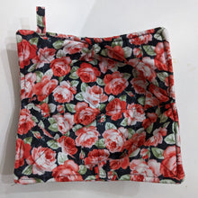 Load image into Gallery viewer, Red Rose Print - Bowl Hot Pad