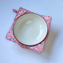 Load image into Gallery viewer, Pink Confetti Print - Bowl Hot Pad