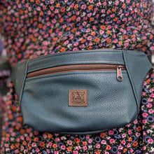 Load image into Gallery viewer, Teal Hipster/ Crossbody Bag
