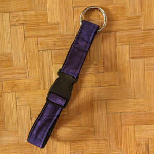 Purple Brushstroke Print Strap Connector
