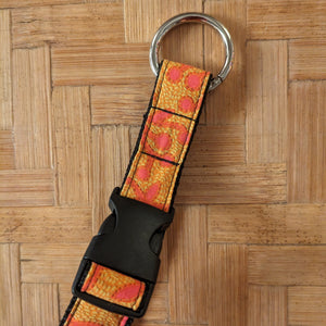 Gold and Orange Print Strap Connector