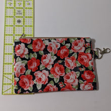 Load image into Gallery viewer, Red Rose / Medium Zipper Pouch
