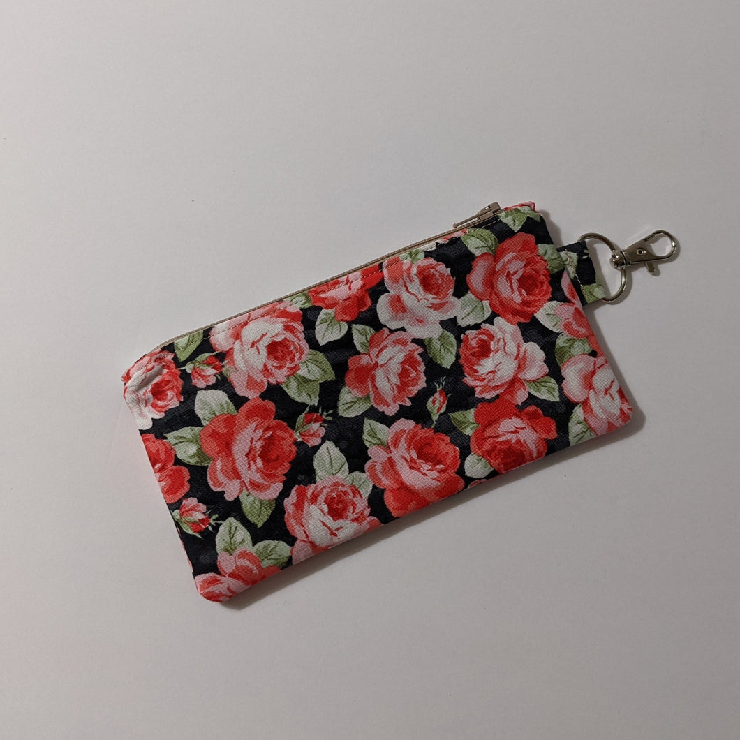 Red Rose / Small Zipper Pouches