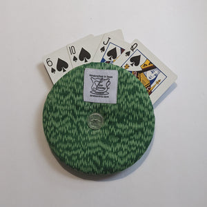 Green Print - Card Holder