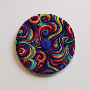 Multicolor Swirl Print - Card Holder