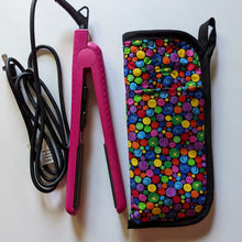 Load image into Gallery viewer, Gumball Print Flat Iron/ Curling Iron/ Curling Wand Sleeve Protector
