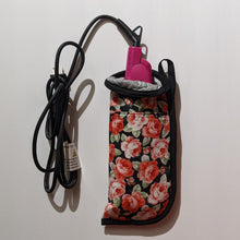 Load image into Gallery viewer, Red Rose Print Flat Iron/ Curling Iron/ Curling Wand Sleeve Protector
